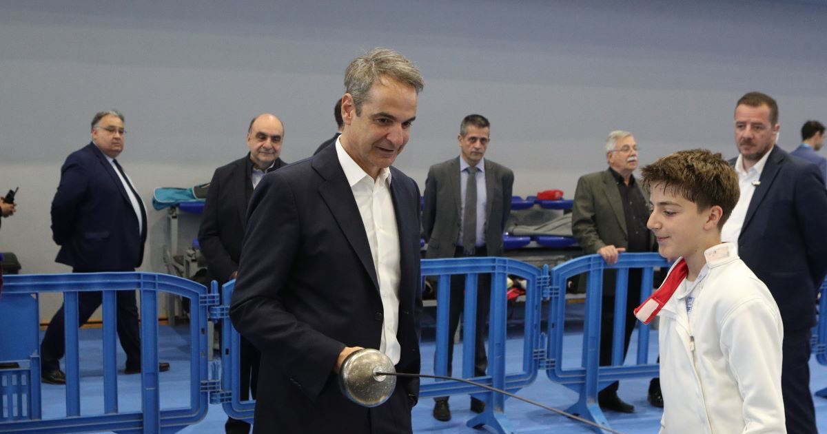 Κυριάκος Μητσοτάκης στις ολυμπιακές εγκαταστάσεις Παιανίας: Η υποστήριξη του αθλητισμού αποτελεί επένδυση σε αθλητικές υποδομές