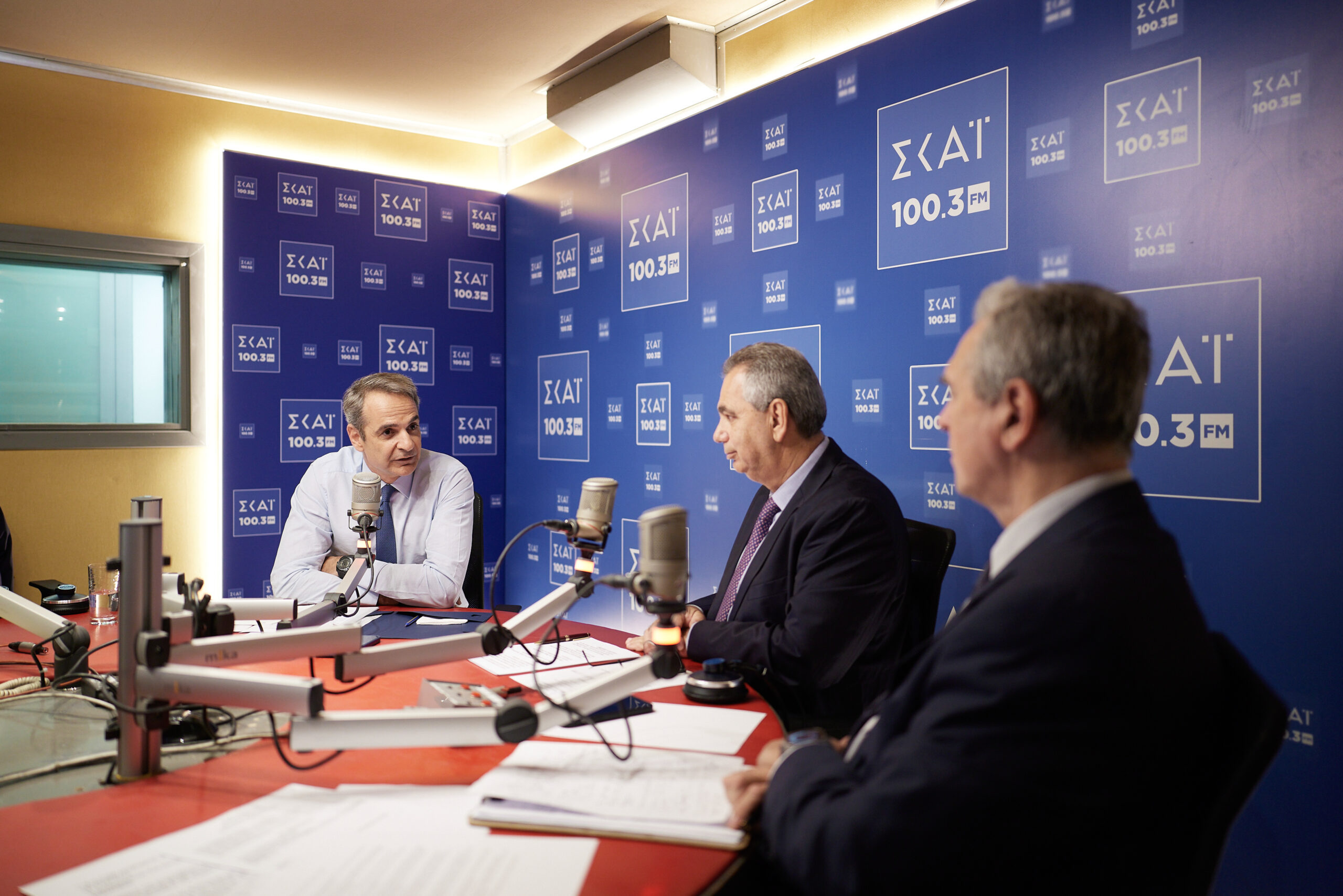 Ο Κυριάκος Μητσοτάκης σε συνέντευξή του στο ραδιόφωνο του ΣΚΑΪ
