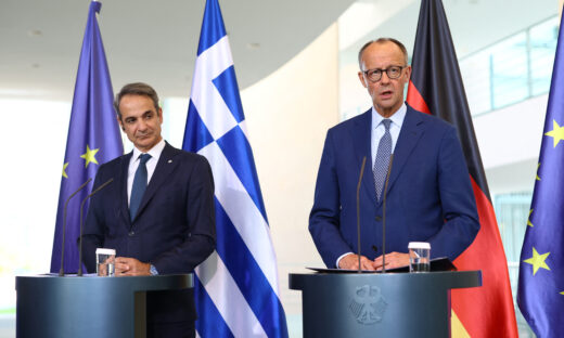 Κυριάκος Μητσοτάκης και Φρίντριχ Μερτς