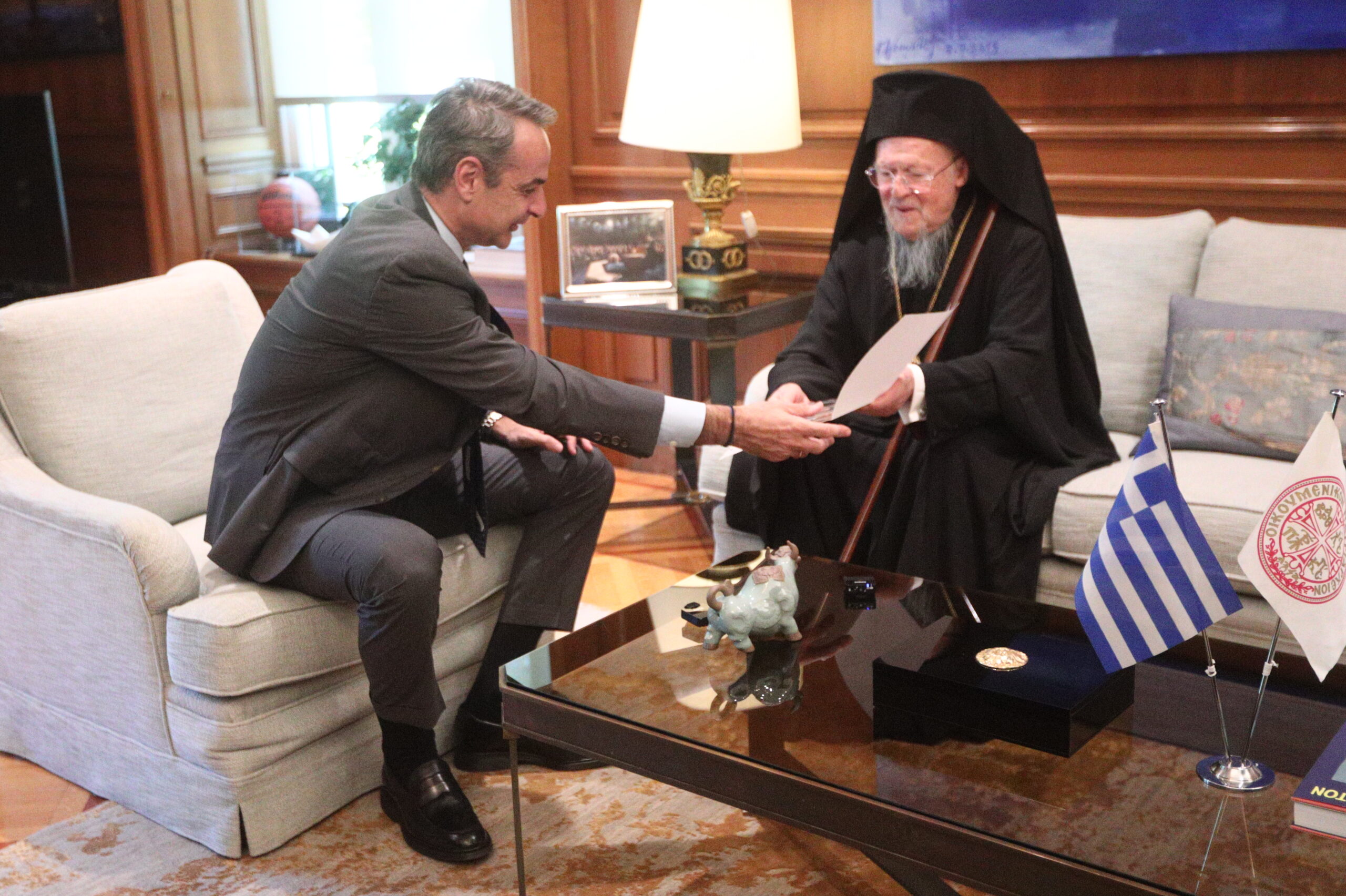 Κυριάκος Μητσοτάκης και Οικουμενικός Πατριάρχης