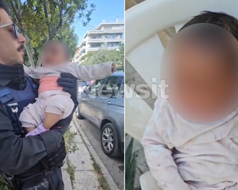 Άλιμος: Βίντεο – ντοκουμέντο με τη συγκλονιστική στιγμή που αστυνομικοί εντοπίζουν το βρέφος δίπλα σε κάδο απορριμμάτων