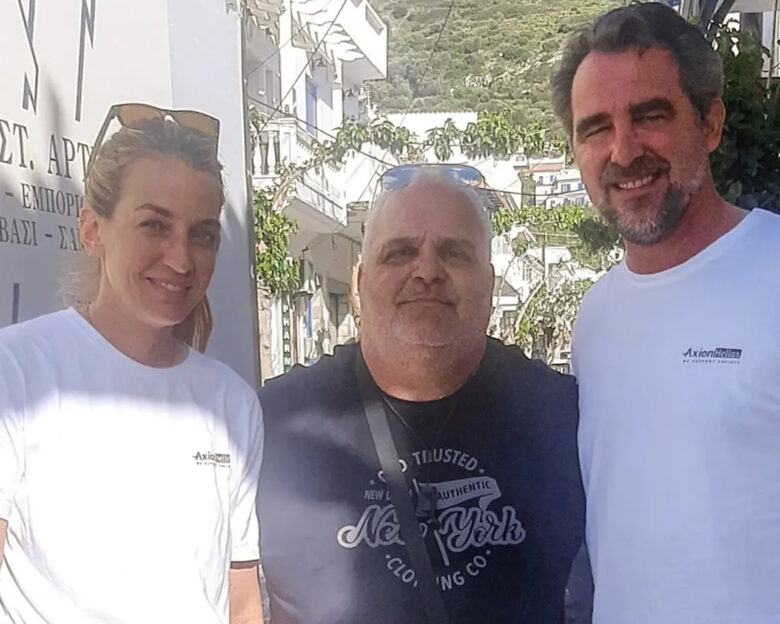 Νικόλαος Ντε Γκρες και Χρυσή Βαρδινογιάννη: Στον 18ο διάπλου της Axion Hellas