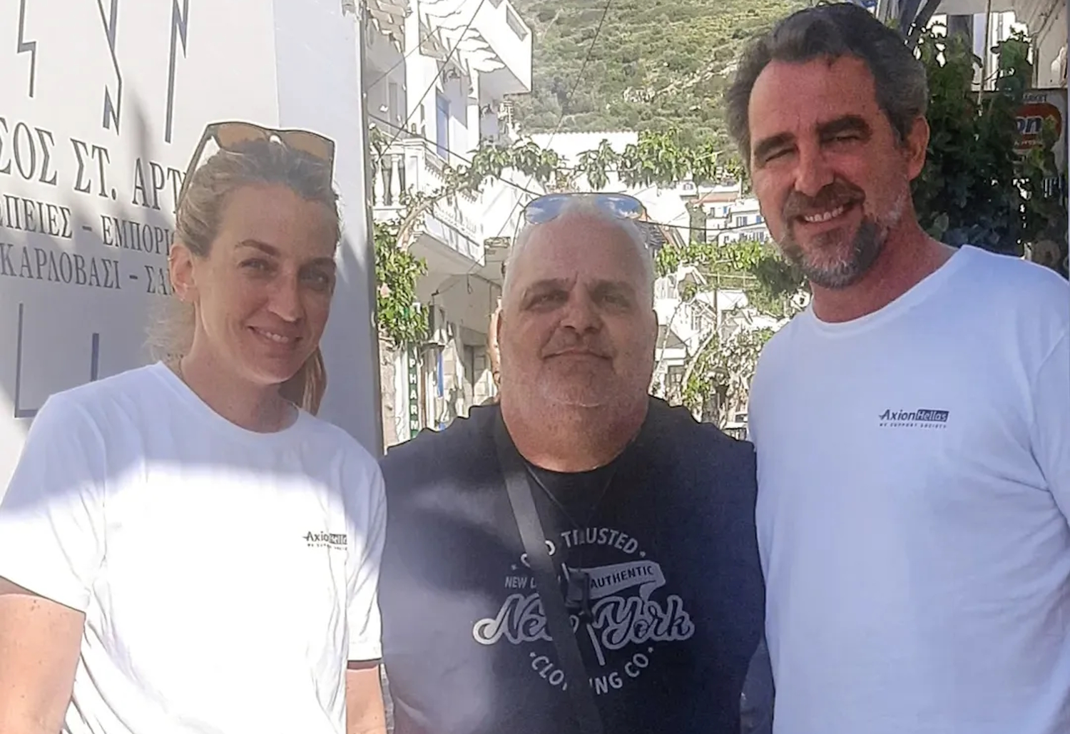 Χρυσή Βαρδινογιάννη, Ανδρέας Μέγκος και Νικόλαος Ντε Γκρες
