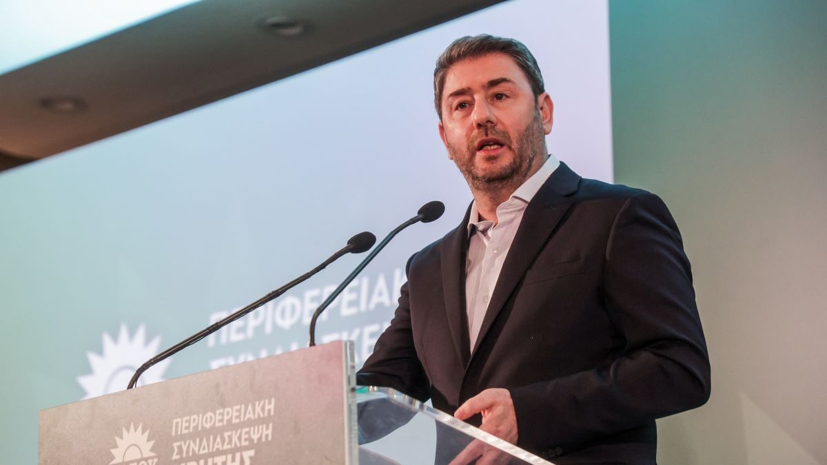 Ο πρόεδρος του ΠΑΣΟΚ Νίκος Ανδρουλάκης