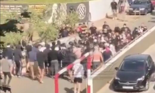 Άγριο ξύλο μεταξύ οπαδών της Χάιντουκ και της Ντινάμο Ζάγκρεμπ στην Κροατία