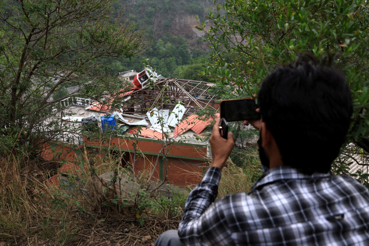Debris in Pakistan