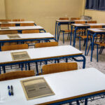 Στιγμιότυπο από γενικό Λύκειο του Πύργου Ηλείας, Παρασκευή 30 Μαΐου 2025. Έναρξη των πανελλαδικών εξετάσεων με τους υποψηφίους των Γενικών Λυκείων (ΓΕΛ), να διαγωνίζονται στο μάθημα της Νεοελληνικής Γλώσσας και Λογοτεχνίας (Γενικής Παιδείας). (ΓΙΑΝΝΗΣ ΣΠΥΡΟΥΝΗΣ/ILIALIVE.GR/EUROKINISSI)