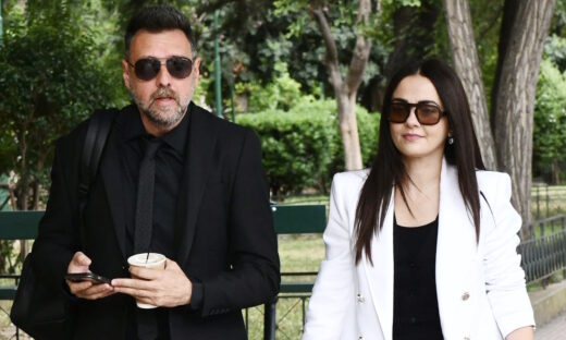 Μάνος Παπαγιάννης και Αγγελική Δαλιάνη / NDP PHOTO