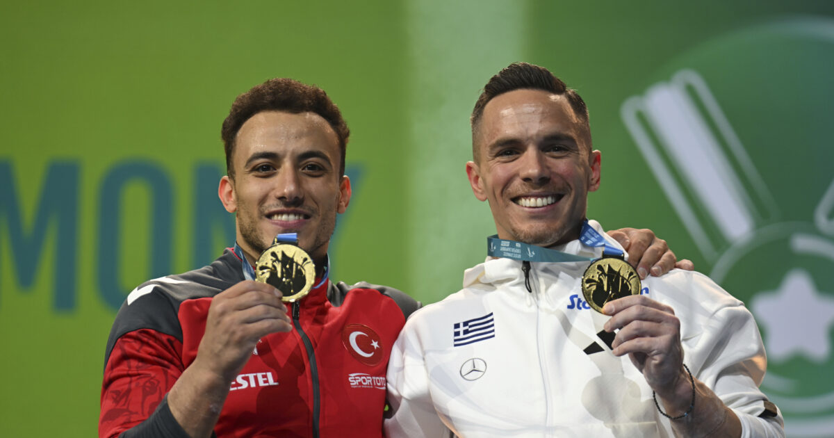 Lefteris Petrounias: The first post after the gold medal shared with Turkish Adem Asil