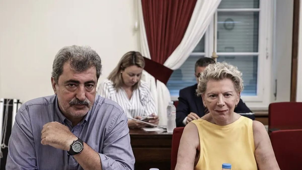 Ο Παύλος Πολάκης και η Έλενα Ακρίτα σε επιτροπή της Βουλής