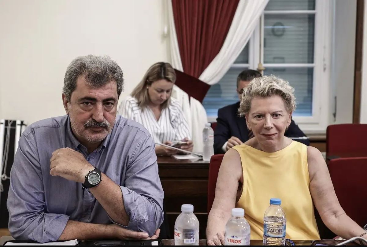 Ο Παύλος Πολάκης και η Έλενα Ακρίτα σε επιτροπή της Βουλής