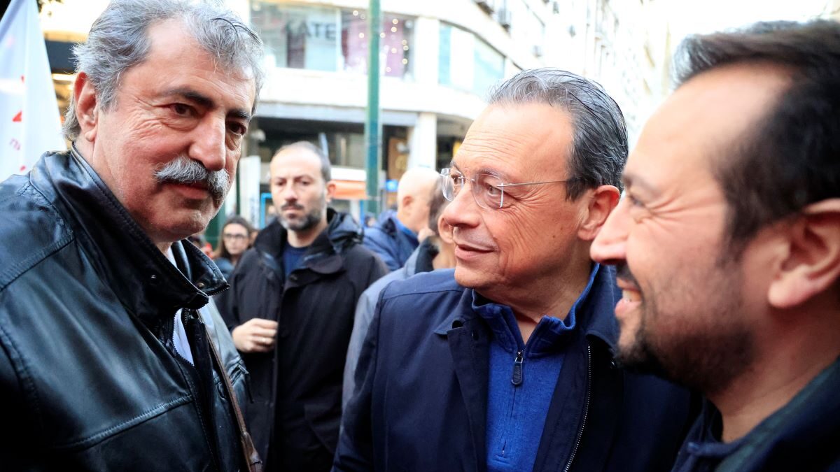 Ο Παύλος Πολάκης, ο Σωκράτης Φάμελλος και ο Νίκος Παππάς
