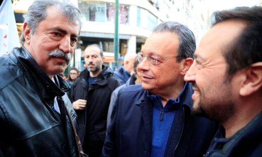 Ο Παύλος Πολάκης, ο Σωκράτης Φάμελλος και ο Νίκος Παππάς
