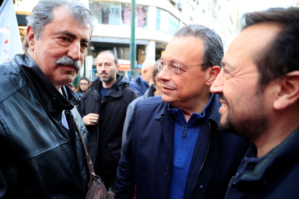 Ο Παύλος Πολάκης, ο Σωκράτης Φάμελλος και ο Νίκος Παππάς
