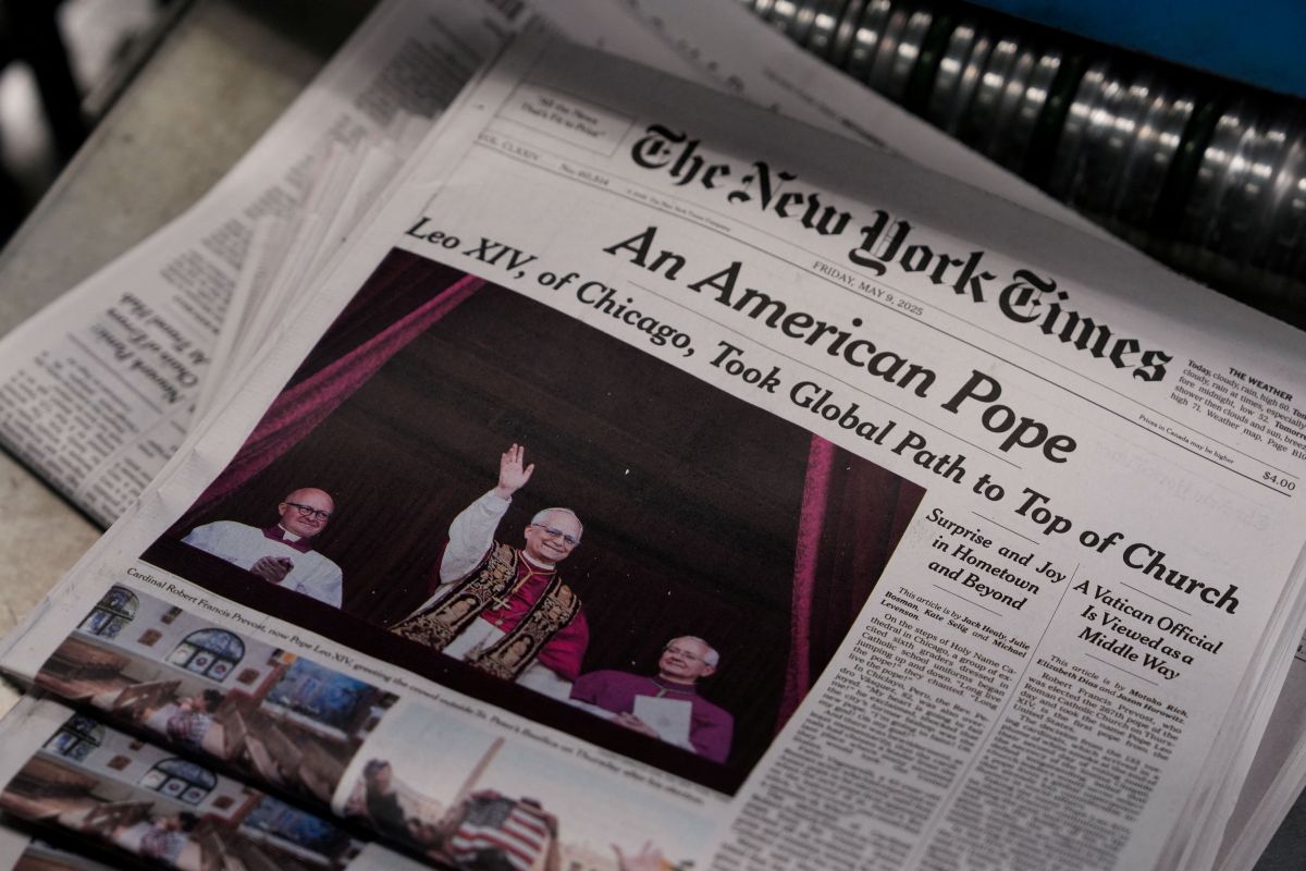The election of the new Pope in the press