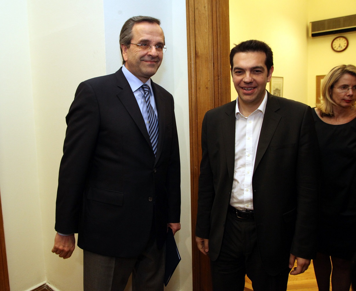 Αλέξης Τσίπρας και Αντώνης Σαμαράς