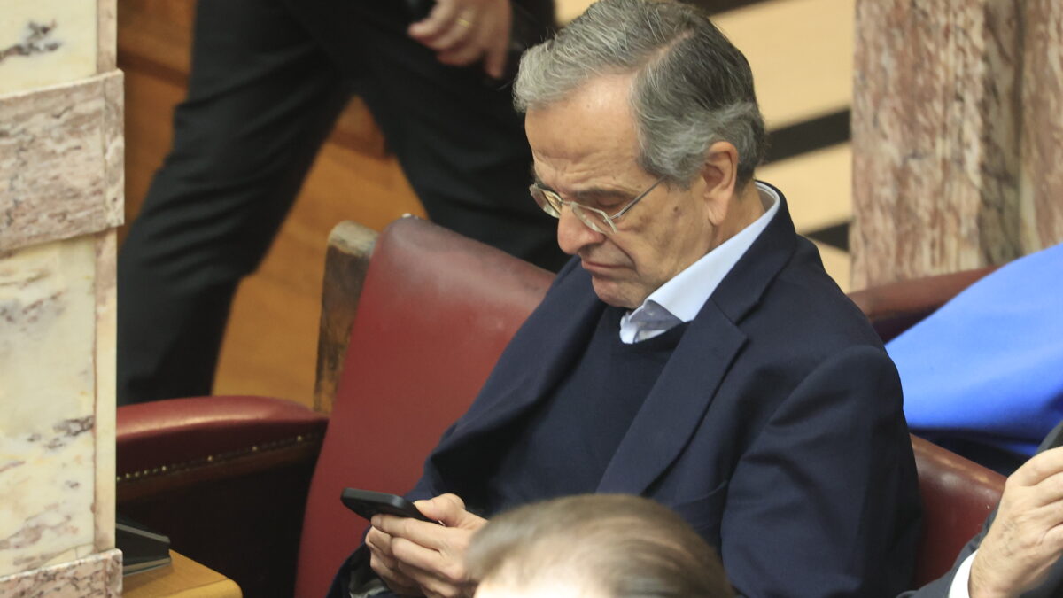 Ο Αντώνης Σαμαράς 
ΓΙΩΡΓΟΣ ΚΟΝΤΑΡΙΝΗΣ