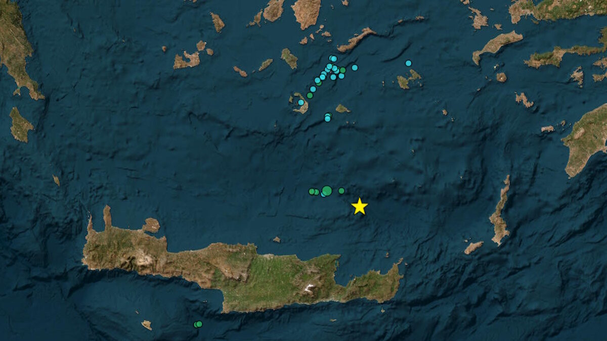 Σεισμός στην Κρήτη: 6,1 Ρίχτερ ανοιχτά του Λασιθίου – Έγινε αισθητός και στην Αθήνα