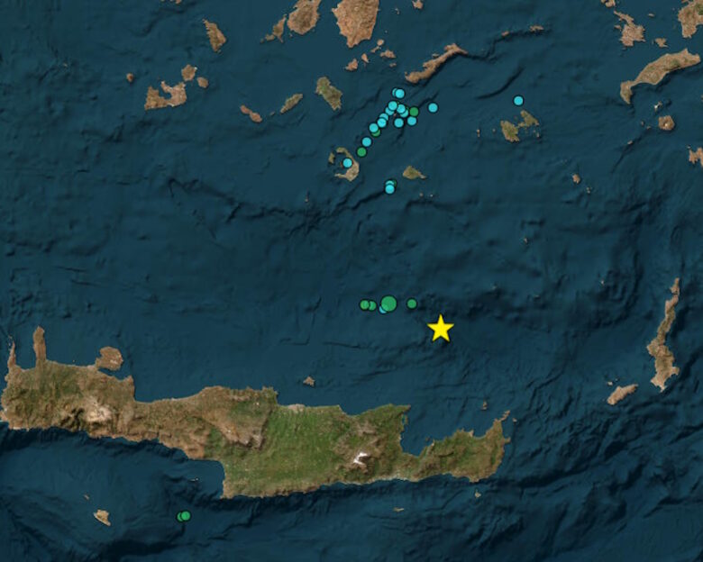 Σεισμός 6 Ρίχτερ ανοιχτά της Κρήτης