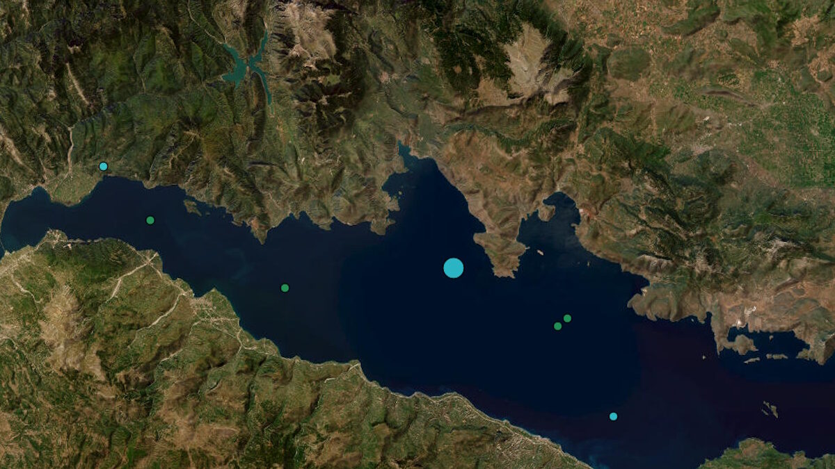 Ο σεισμός στον Κορινθιακό Κόλπο