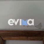 Φωτογραφία με ζημιές σε σπίτια μετά τους απανωτούς σεισμούς στην Εύβοια