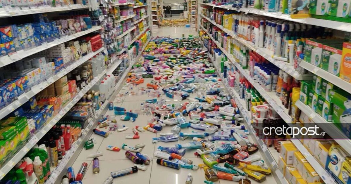 Earthquake in Crete: The moment when 6.1 Richter hit the island