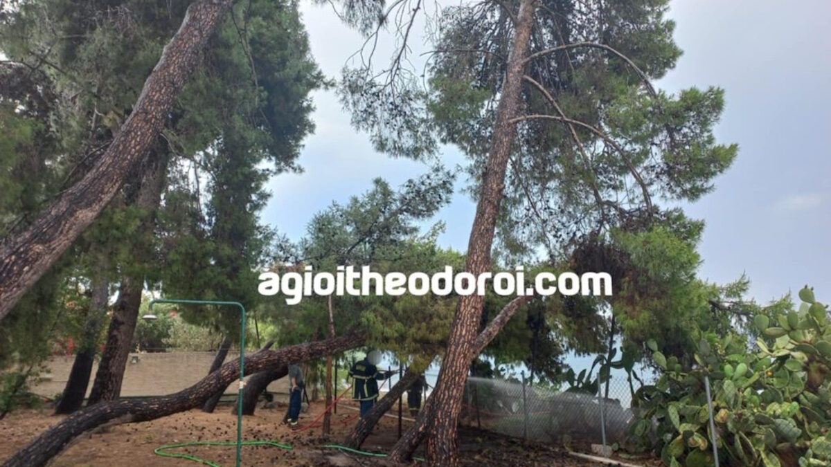Κεραυνός χτύπησε το σπίτι του Κώστα Σημίτη στους Αγίους Θεοδώρους