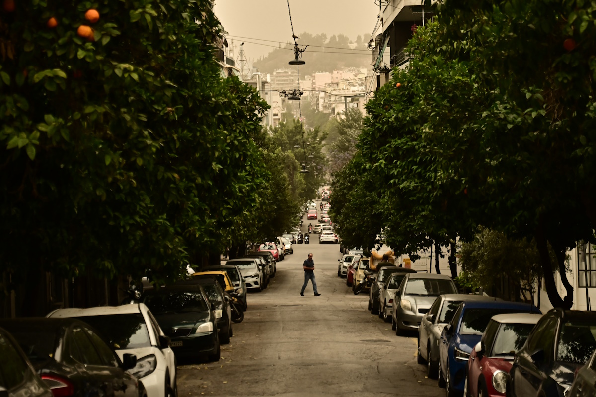 Αφρικανική σκόνη πάνω από την Αθήνα  