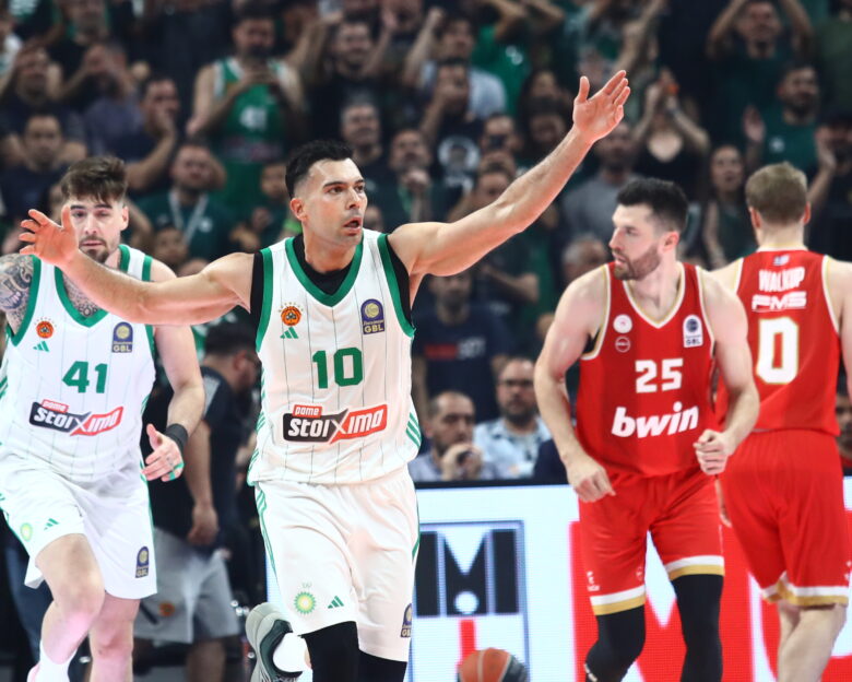 Παναθηναϊκός – Ολυμπιακός 80-68: Προβάδισμα τίτλου για τους «πράσινους» στους τελικούς της Basket League