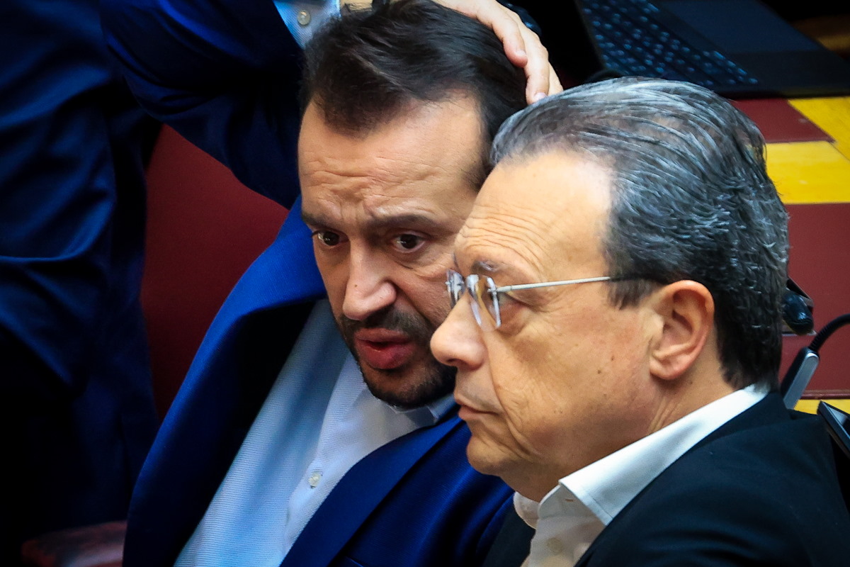 O Νίκος Παππάς με τον Σωκράτη Φάμελλο
