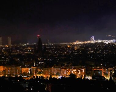 Η Βαρκελώνη κατά τη διάρκεια της διακοπής ρεύματος