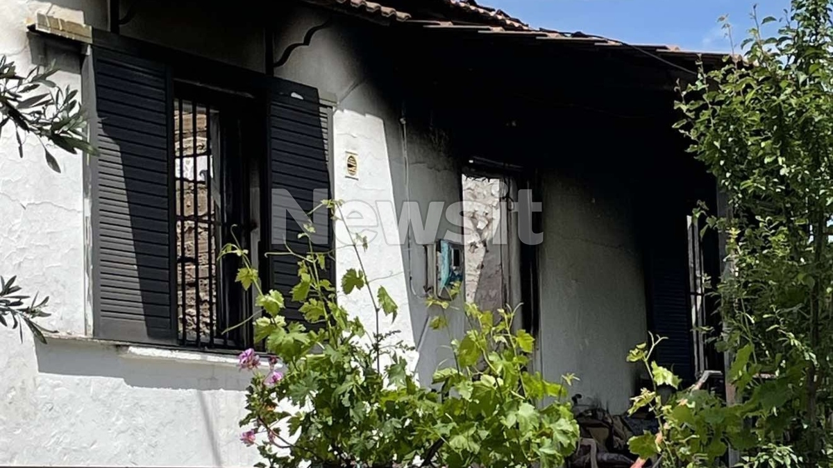 Το σπίτι που κάηκε στην Πρέβεζα