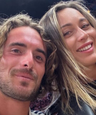 Ο Στέφανος Τσιτσιπάς με τον Πάολα Μπαντόσα