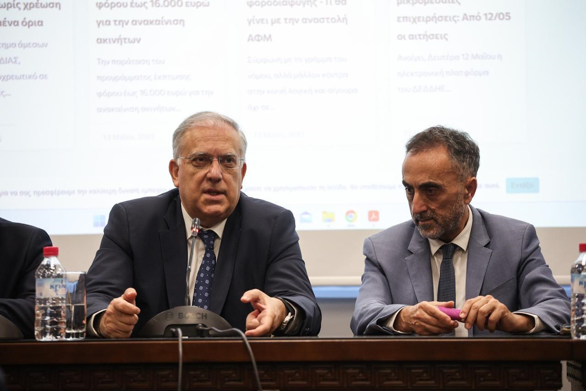 Ο υπουργός Ανάπτυξης, Τάκης Θεοδωρικάκος, στην Πάτρα