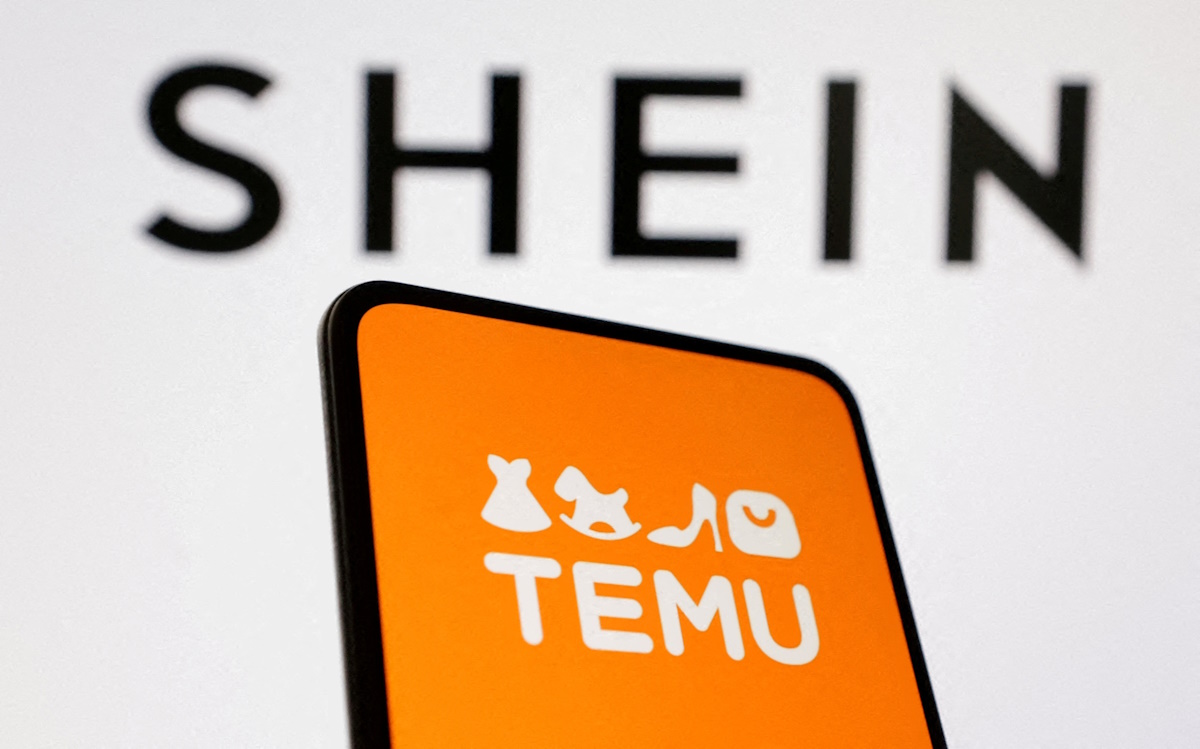Shein and Temu logos