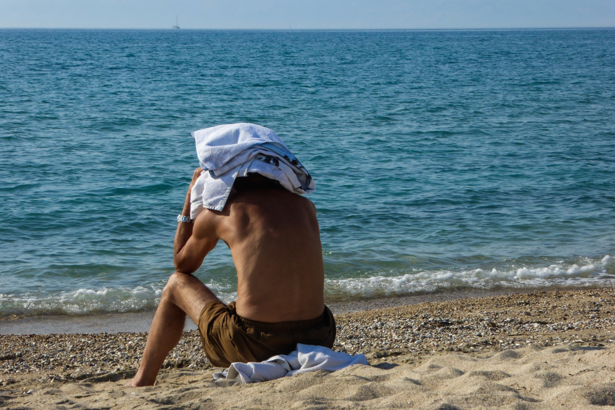 Άνθρωπος στη θάλασσα