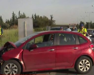 Το αυτοκίνητο που παρέσυρε εργάτη στην εθνική οδό Θεσσαλονίκης - Νέων Μουδανιών