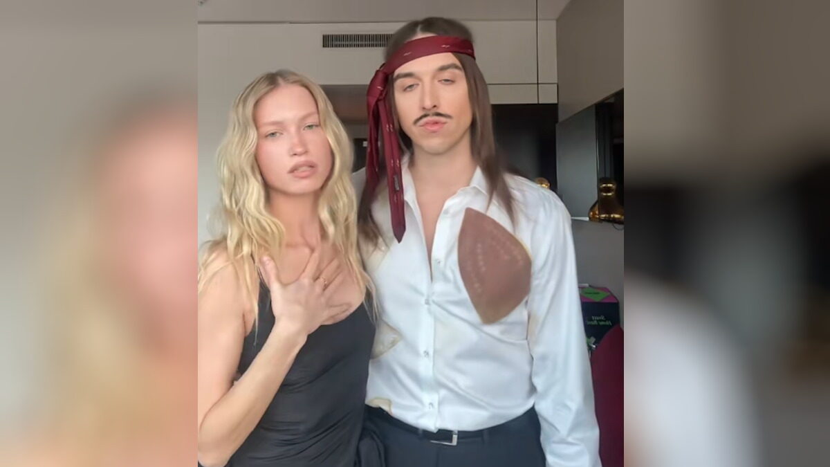 Ο εκπρόσωπος της Εσθονίας στην Eurovision, Tommy Cash και η σύντροφός του Polina Gribanova