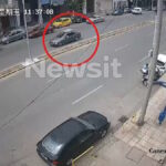 Φωτογραφία από το τροχαίο ατύχημα στη Θεσσαλονίκη