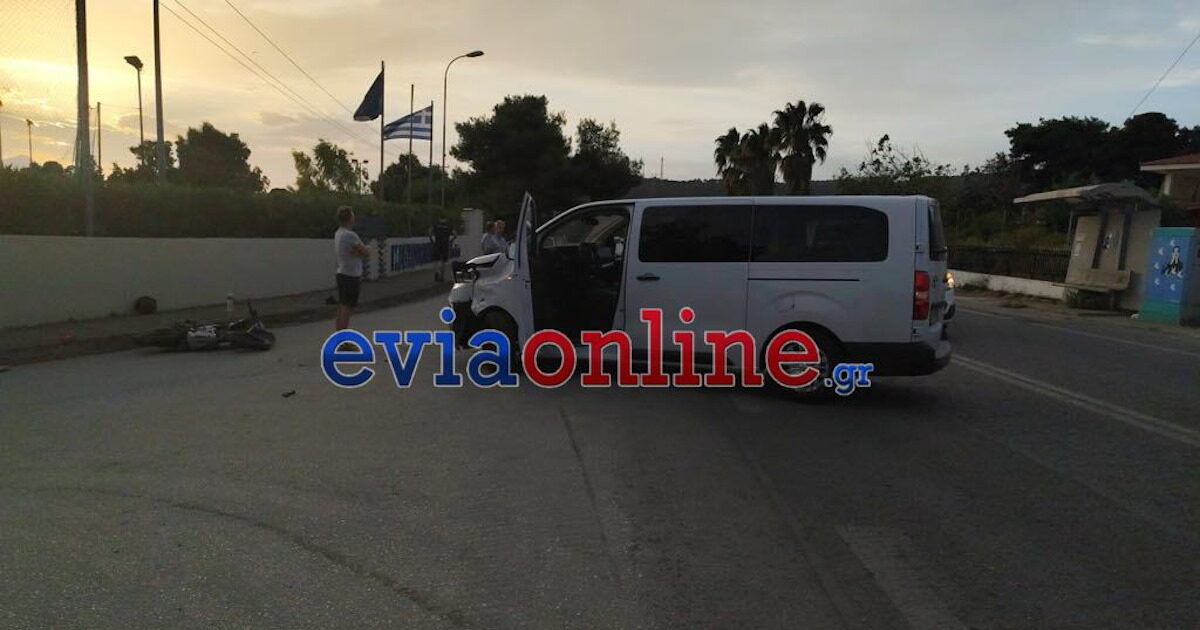 Euboea: Fourth car accident with an injured