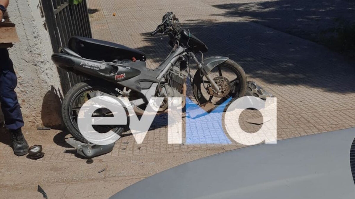Υλικές ζημιές σε ένα μηχανάκι