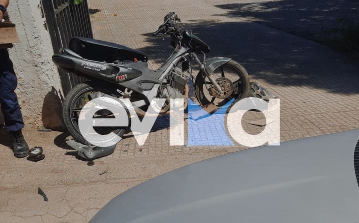 Υλικές ζημιές σε ένα μηχανάκι