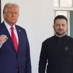 Ο Ντόναλντ Τραμπ και ο Βολοντιμίρ Ζελένσκι