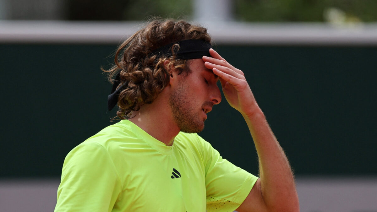 Ο Στέφανος Τσιτσιπάς στο Roland Garros