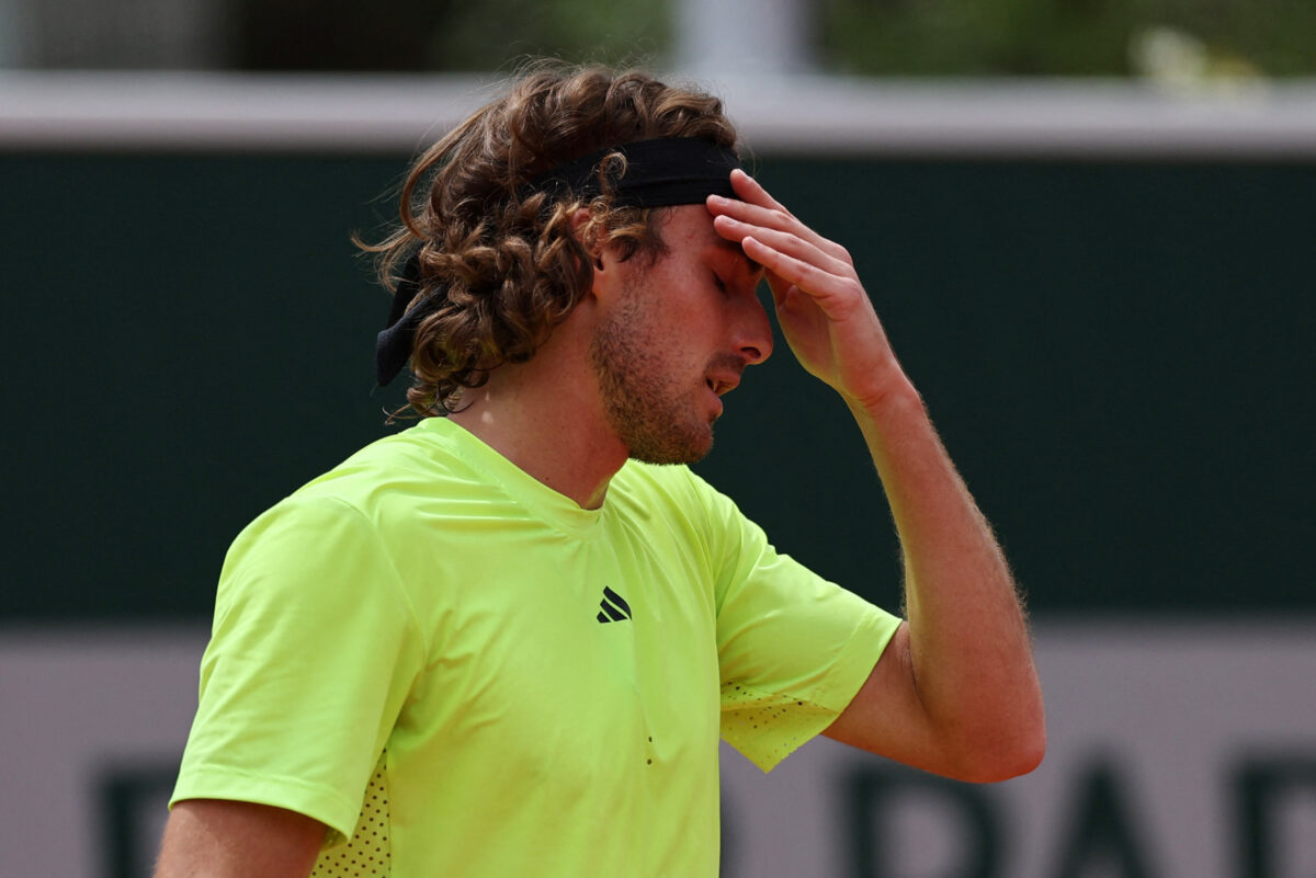 Ο Στέφανος Τσιτσιπάς στο Roland Garros