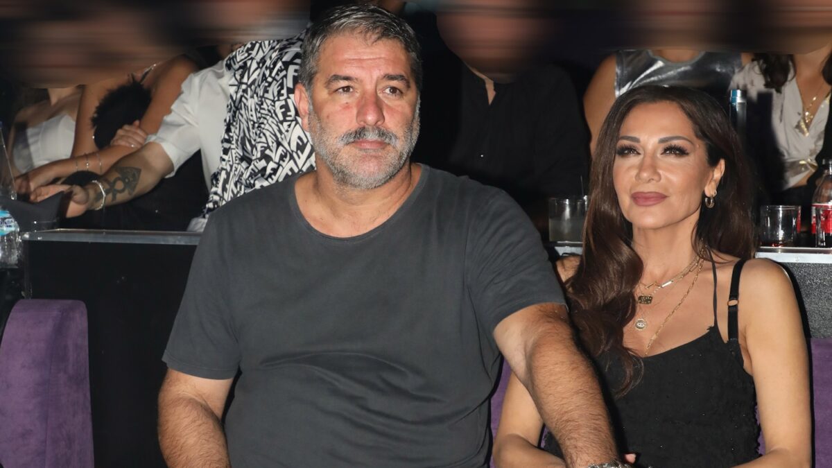 O Βασίλης Μπισμπίκης και η Δέσποινα Βανδή