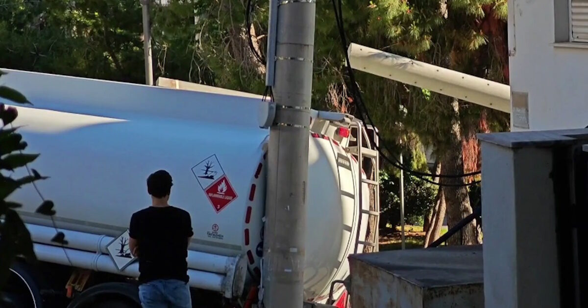 Tanker fell into a pillar in Keratsini – the traffic and the current was cut