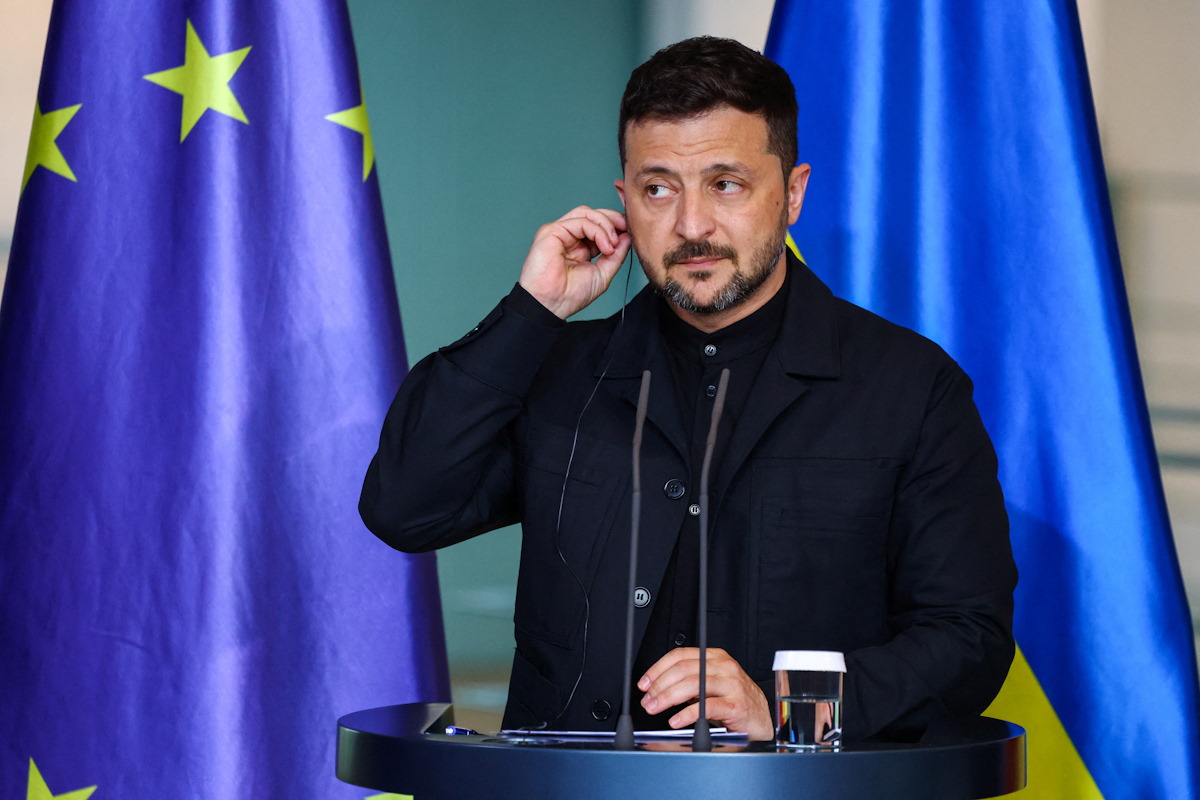 Ο πρόεδρος της Ουκρανίας Βολοντίμιρ Ζελένσκι