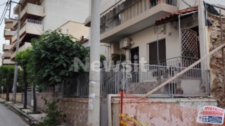 Το σπίτι που βρέθηκε νεκρή η γυναίκα στη Νέα Χαλκηδόνα