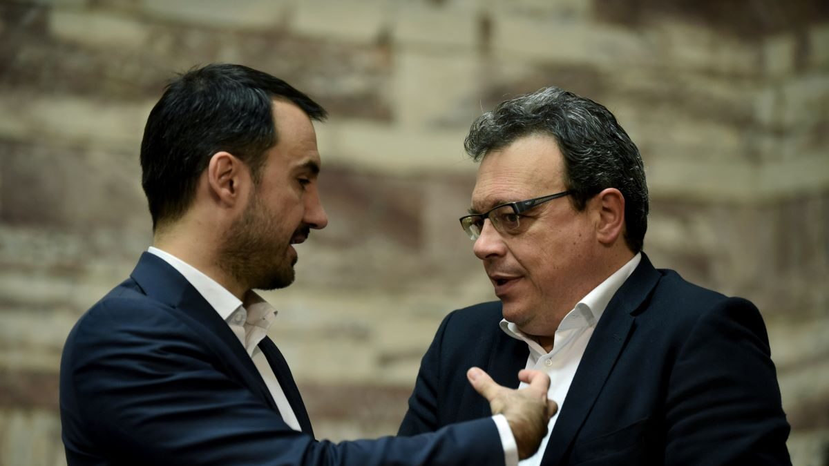 O Αλέξης Χαρίτσης και ο Σωκράτης Φάμελλος